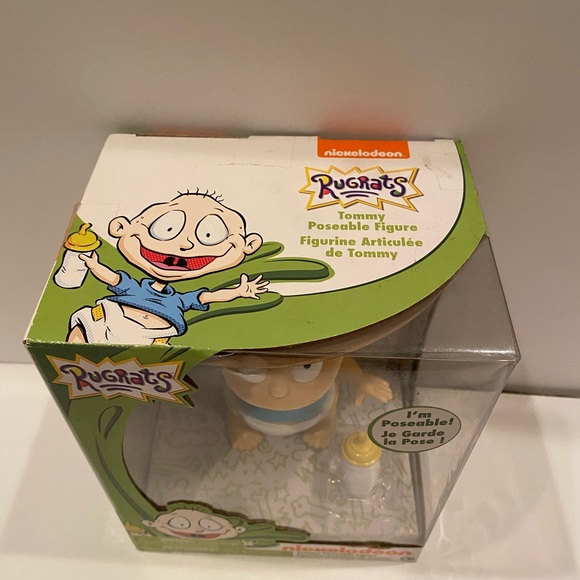 2017 Just Play Nickelodeon Rugrats Poseable Tommy Figure W/ Bottle NEW - Picture 3 of 4
